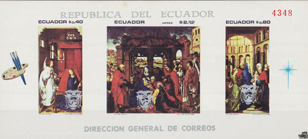 Ecuador 1969 ** - Gemälde aus dem Marienleben
