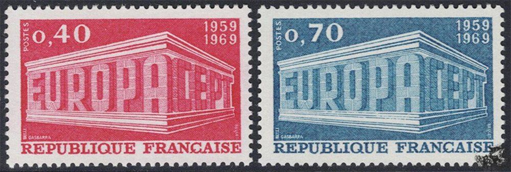 Frankreich 1969 ** - EUROPA, Tempelform
