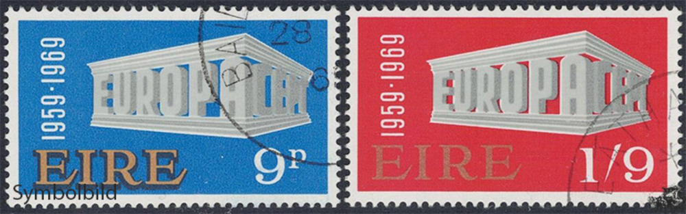 Irland 1969 o - EUROPA, Tempelform