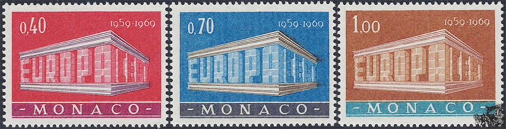Monaco 1969 ** - EUROPA, Tempelform