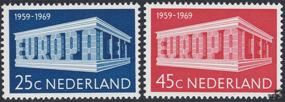 Niederlande 1969 ** - EUROPA, Tempelform