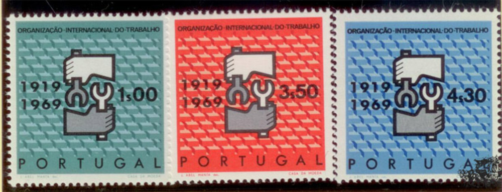 Portugal ** 1969 - 50 Jahre Internationale Arbeitsorganisation Portugal ** 1969 - 50 Jahre Internationale Arbeitsorganisation