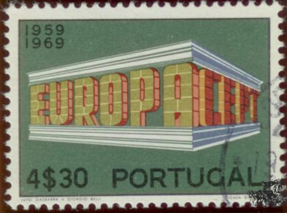 Portugal 1969 - 28. April, Europa, 4,30 Escudos Portugal 1969 - 28. April, Europa, 4,30 Escudos