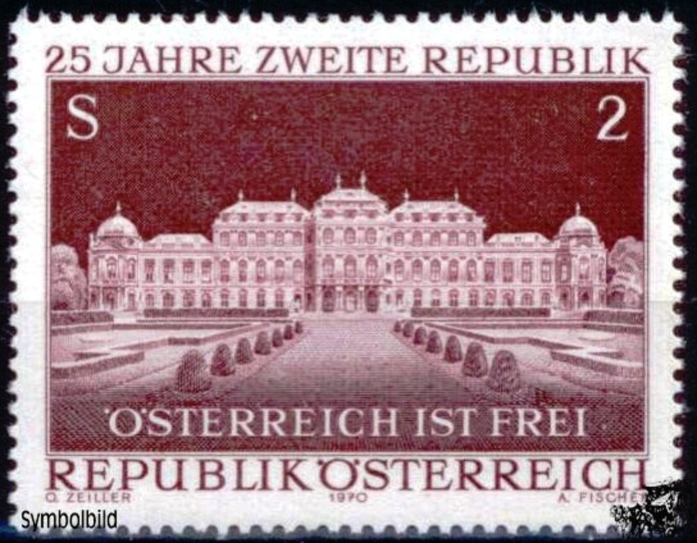 Österreich ** 1970 - 2 S - 25 Jahre Zweite Republik Österreich