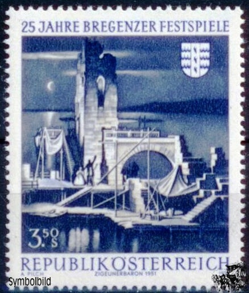 Österreich ** 1970 - 3,50 S - 25 Jahre Bregenzer Festspiele