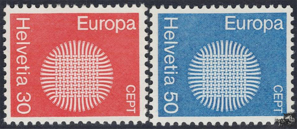 Schweiz 1970 ** - EUROPA, Sonne