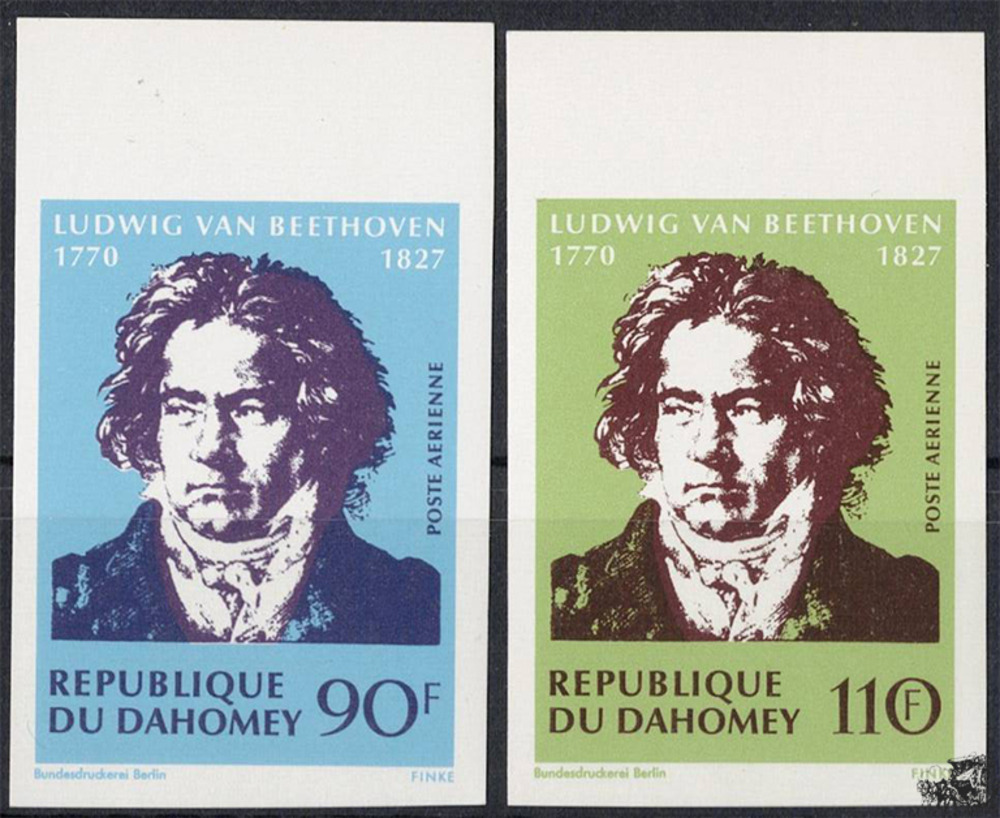 Dahomey 1970 ** - 200. Geburtstag von Ludwig von Beethoven