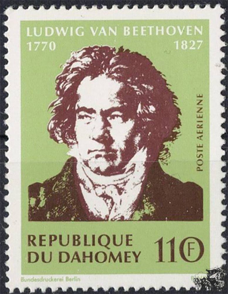 Dahomey 1970 ** - 200. Geburtstag von Ludwig von Beethoven