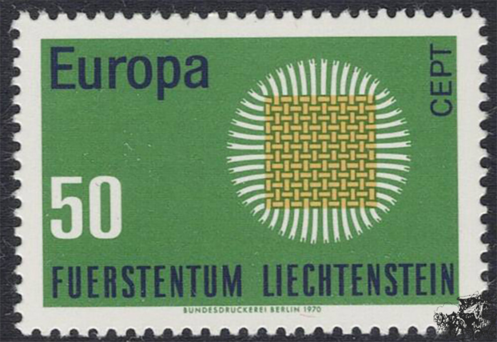 Liechtenstein 1970 ** - EUROPA, Sonne