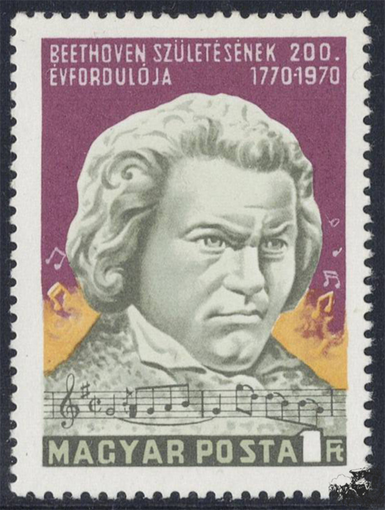 Ungarn 1970 ** - 200. Geburtstag von Ludwig van Beethoven