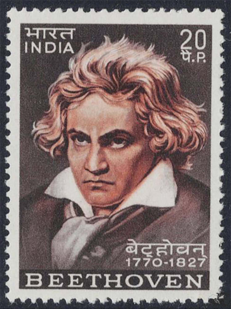 Indien 1970 ** - 200. Geburtstag von L. van Beethoven