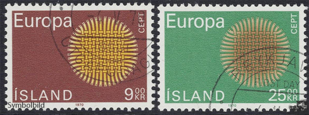 Island 1970 o - EUROPA, Sonne