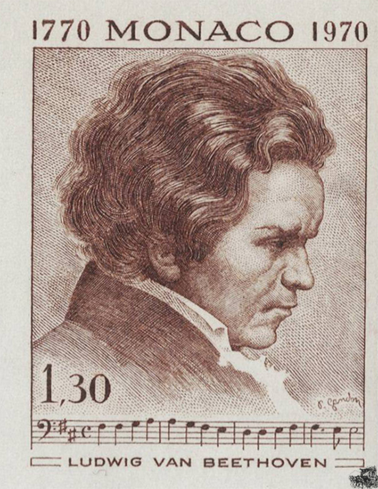 Monaco 1970 ** - 200. Geburtstag von Ludwig van Beethoven