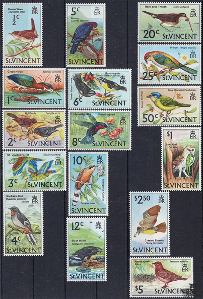 St. Vincent 1970 ** - Einheimische Vögel