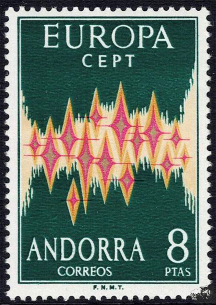 Andorra span. 1972 ** - EUROPA, Sterne
