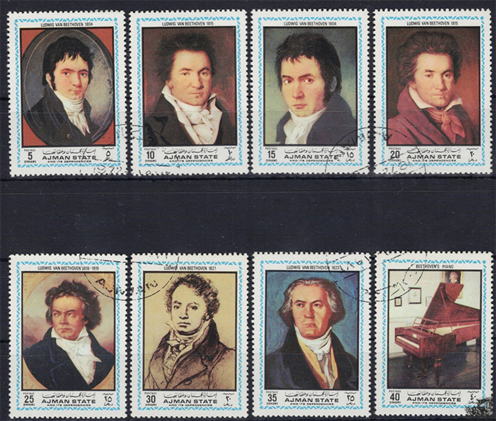 Ajman 1972 o - Ludwig van Beethoven