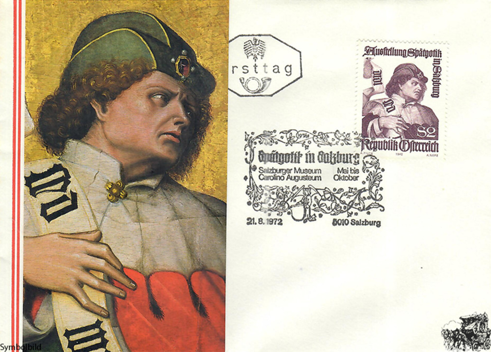 Österreich FDC 1972 - 2 S - Austellung Spätgotik in Salzburg - Ortsersttag-SStp. 5010 Salzburg Österreich FDC 1972 - 2 S - Austellung Spätgotik in Salzburg - Ortsersttag-SStp. 5010 Salzburg