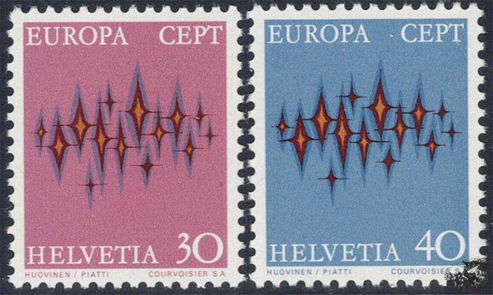 Schweiz 1972 ** - EUROPA, Sterne Schweiz 1972 ** - EUROPA, Sterne