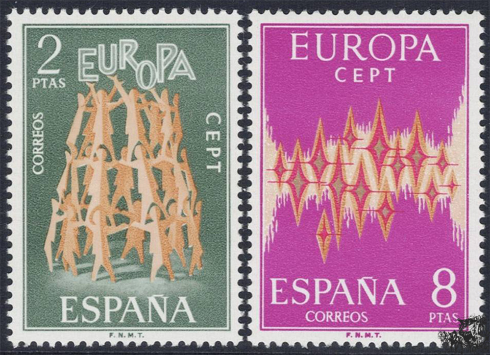 Spanien 1972 ** - EUROPA, Figurenpyramide