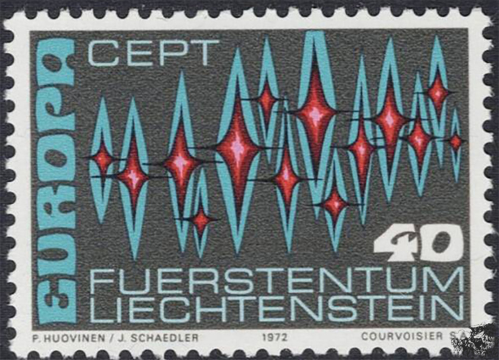 Liechtenstein 1972 ** - EUROPA, Sterne