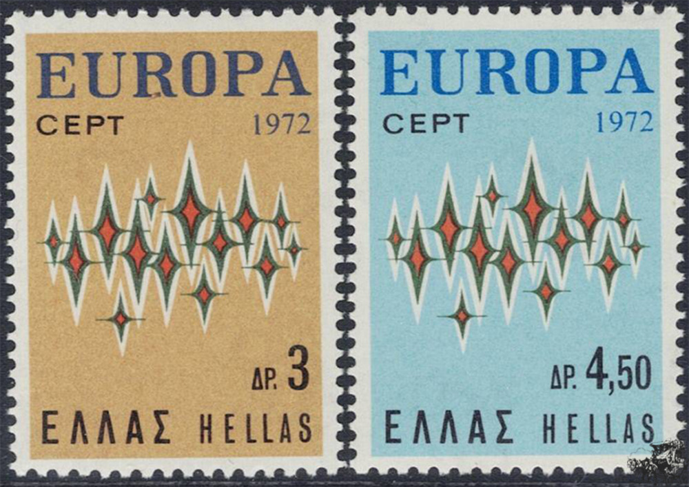 Griechenland 1972 ** - EUROPA, Sterne
