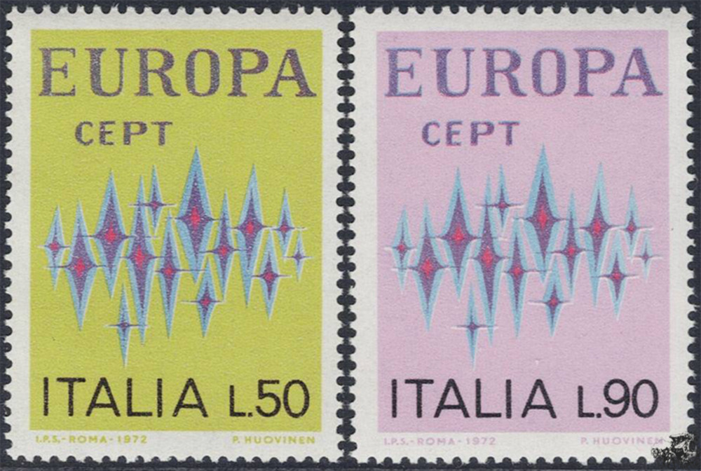 Italien 1972 ** - EUROPA, Sterne