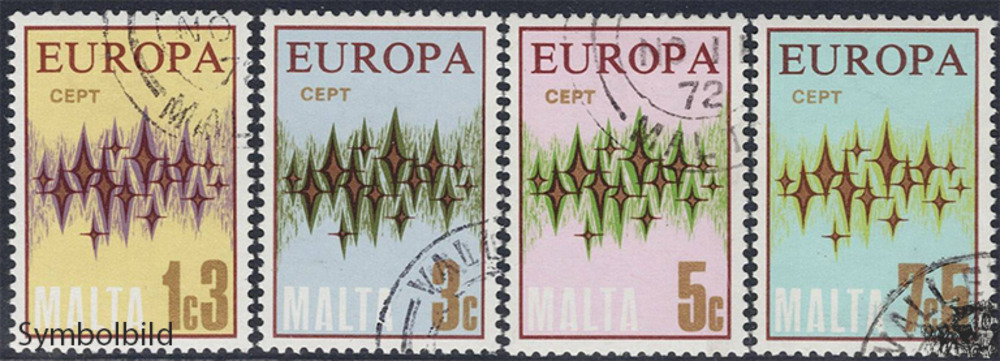 Malta 1972 o - EUROPA, Sterne
