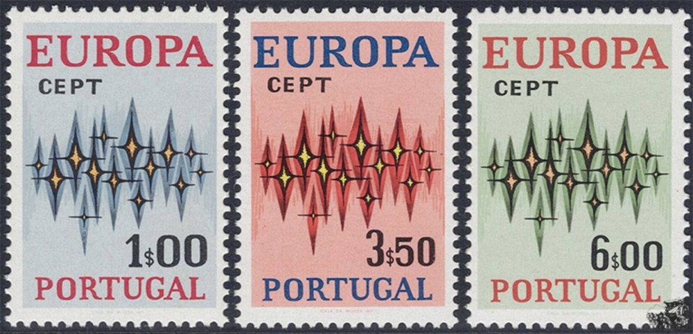 Portugal 1972 ** - EUROPA, Sterne