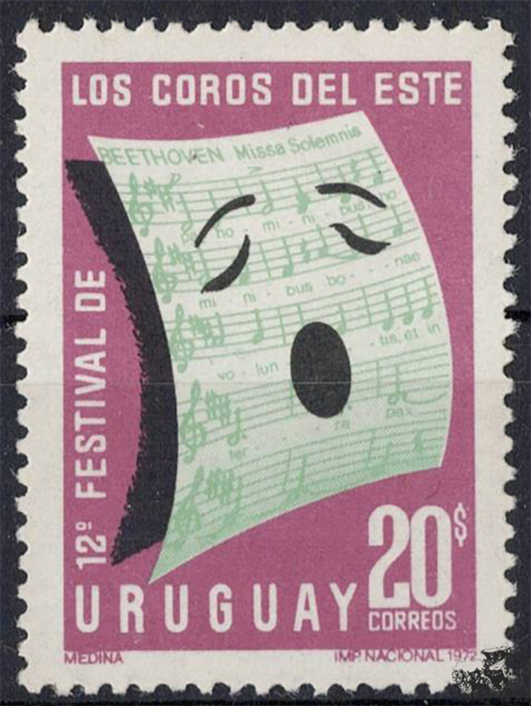 Uruguay 1992 ** - 12. Festspiele der Chorvereinigungen Ost-Uruguays