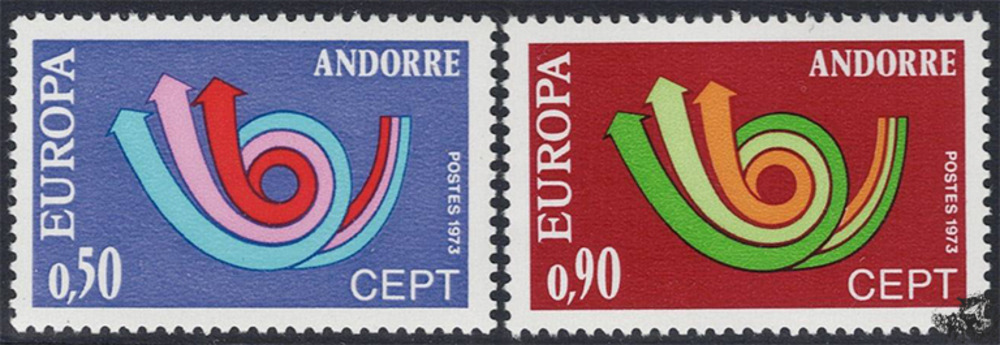 Andorra franz. 1973 ** - EUROPA, Posthorn