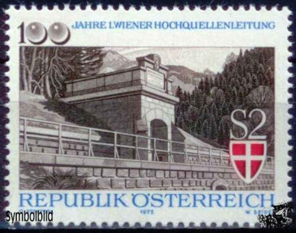 Österreich ** 1973 - 2 S - 100 Jahre 1. Wiener Hochquellenleitung