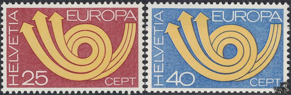 Schweiz 1973 ** - EUROPA, Posthorn Schweiz 1973 ** - EUROPA, Posthorn