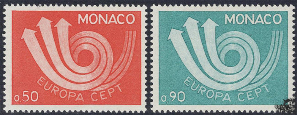 Monaco 1973 ** - EUROPA, Posthorn