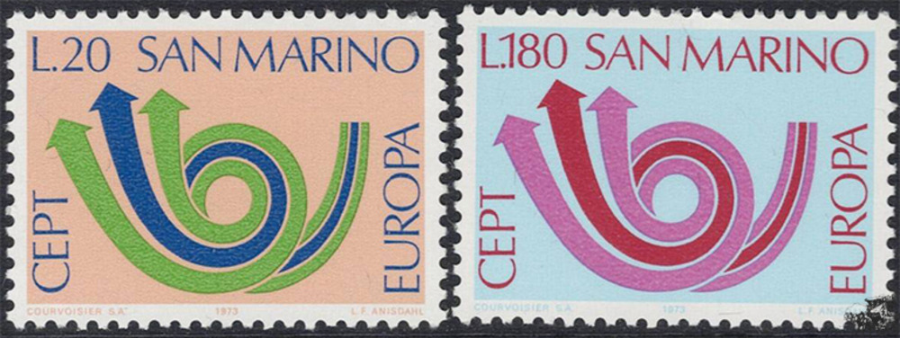 San Marino 1973 ** - EUROPA, Posthorn