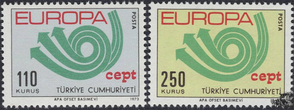Türkei 1973 ** - EUROPA, Posthorn