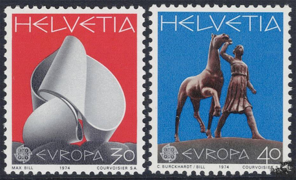 Schweiz 1974 ** - EUROPA, Skulpturen Schweiz 1974 ** - EUROPA, Skulpturen