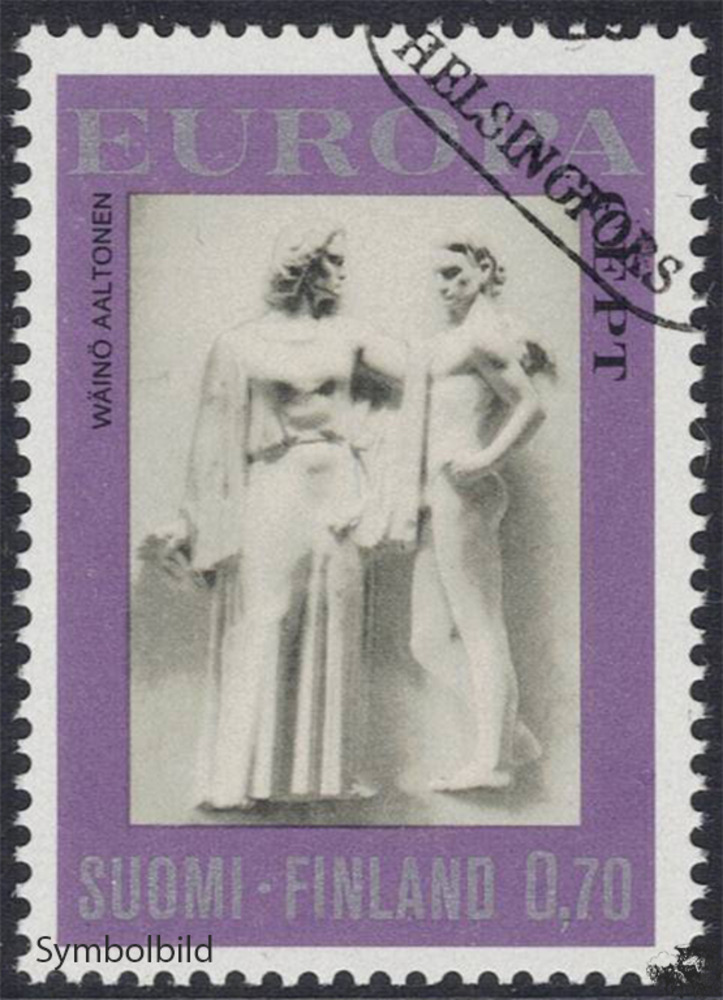 Finnland 1974 o - EUROPA, Skulpturen Finnland 1974 o - EUROPA, Skulpturen