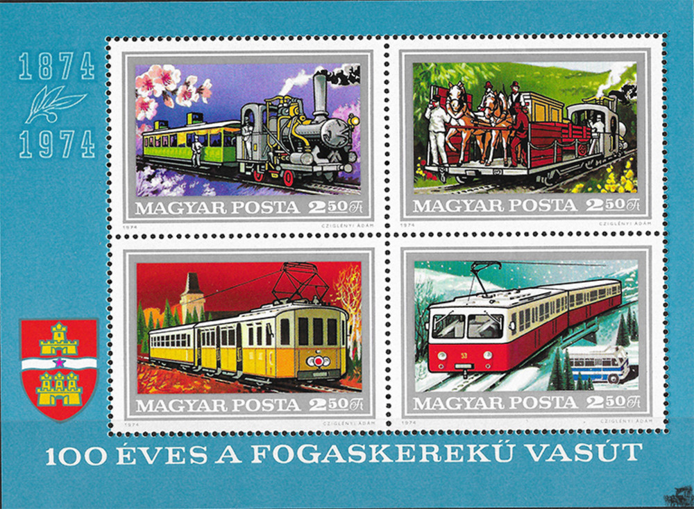 Ungarn 1974 ** - 100 Jahre Budapester Zahnradbahn