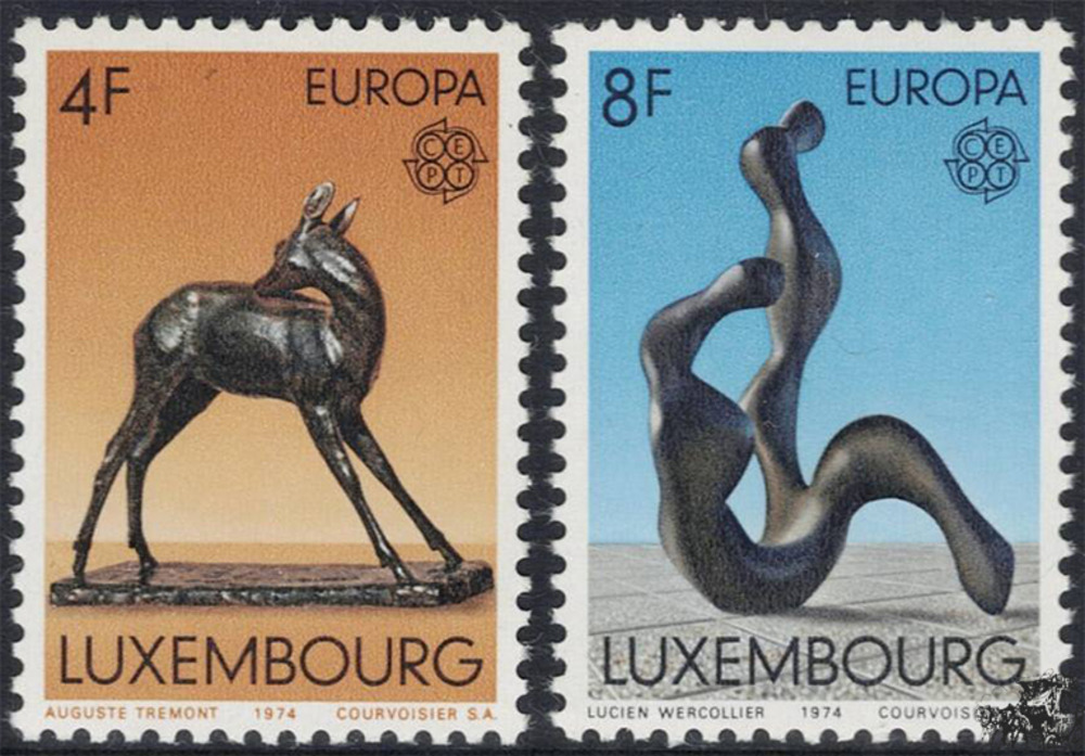 Luxemburg 1974 ** - EUROPA, Skulpturen
