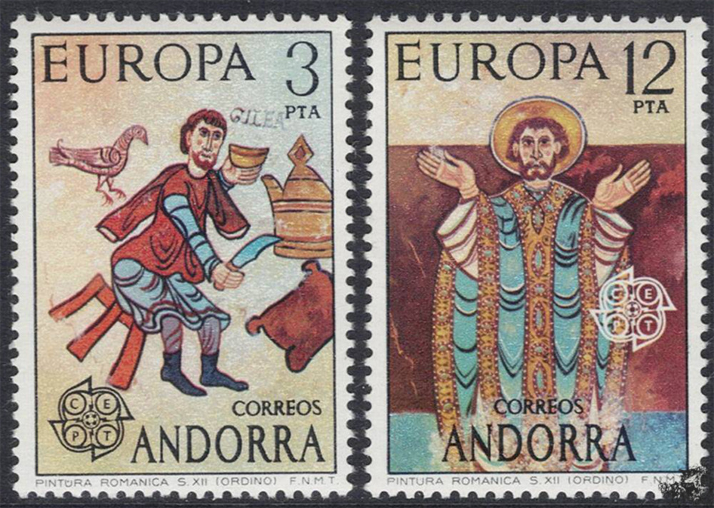 Andorra span. 1975 ** - EUROPA, Gemälde 