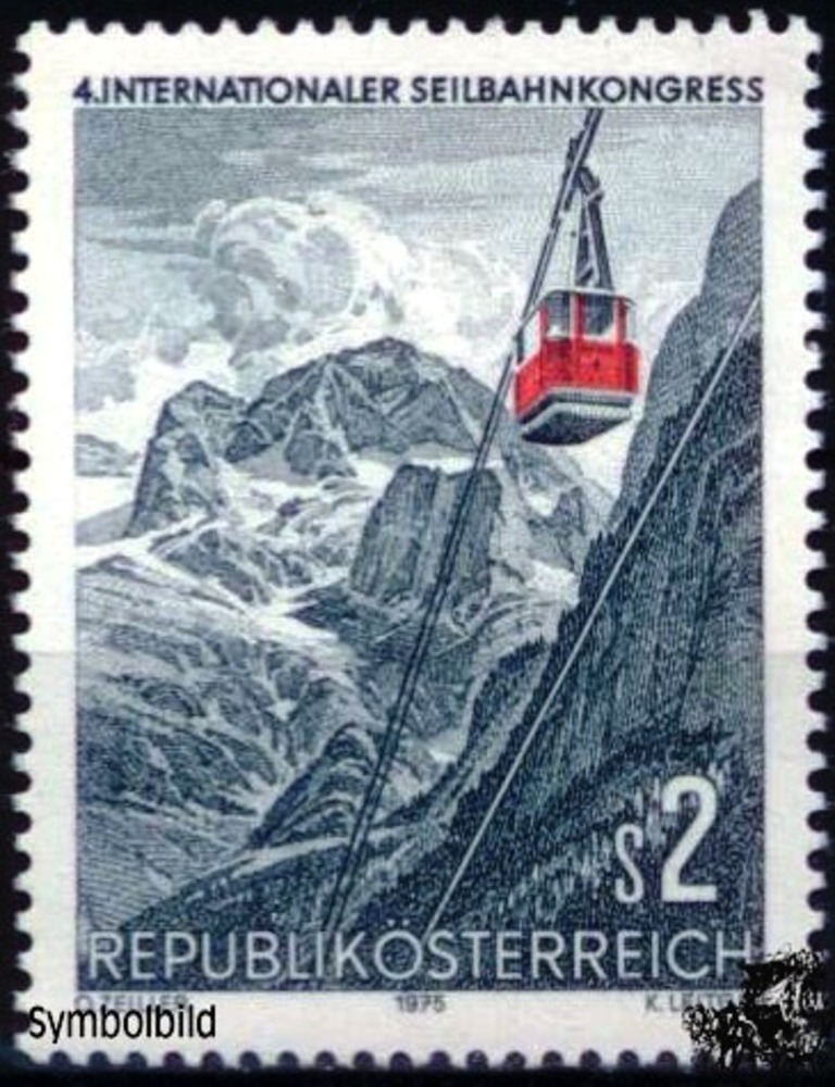Österreich ** 1975 - 2 S - 4. Inter. Seilbahnkongress Österreich ** 1975 - 2 S - 4. Inter. Seilbahnkongress