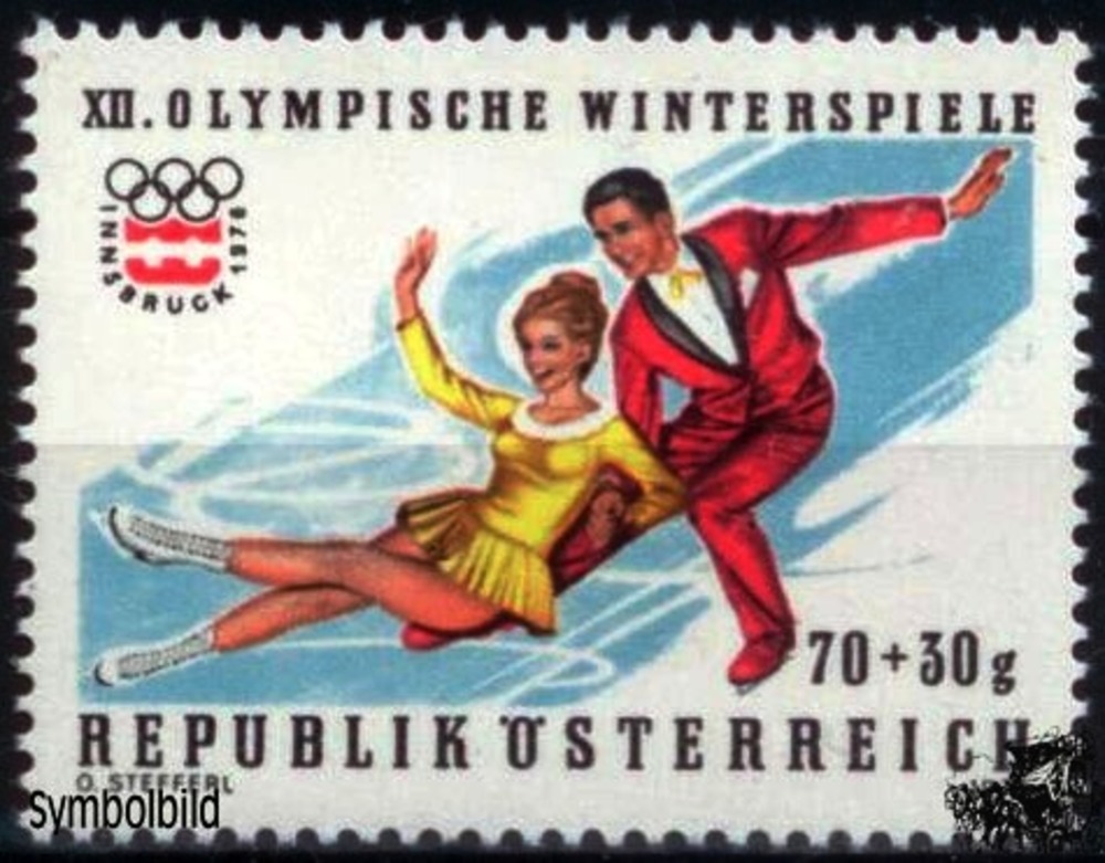 Österreich ** 1975 - 70 Gr + 30 Gr - 12. Olympische Winterspiele Innsbruck Österreich ** 1975 - 70 Gr + 30 Gr - 12. Olympische Winterspiele Innsbruck