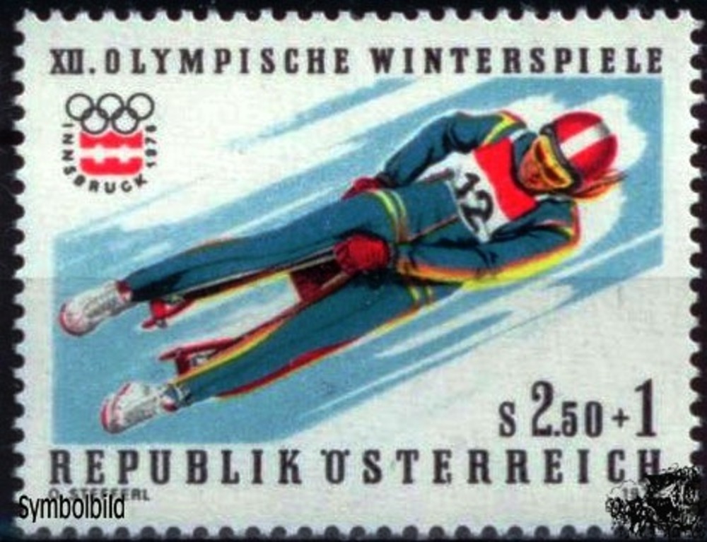 Österreich ** 1975 - 2,50 S + 1 S - 12. Olympische Winterspiele Innsbruck