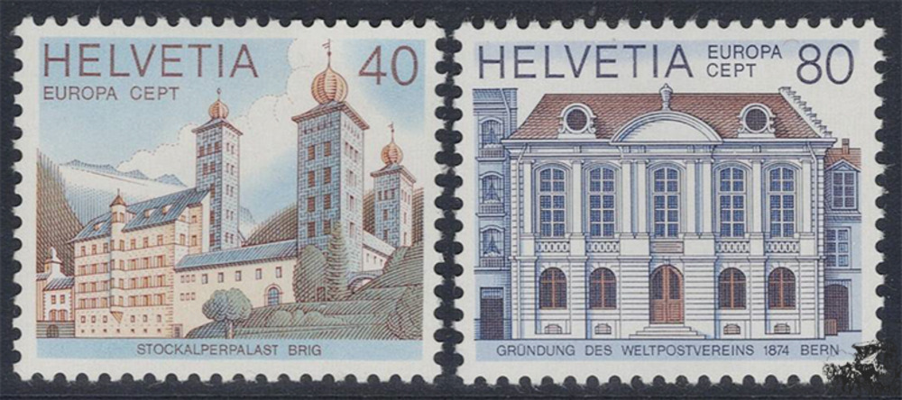 Schweiz 1978 o - EUROPA, Baudenkmäler