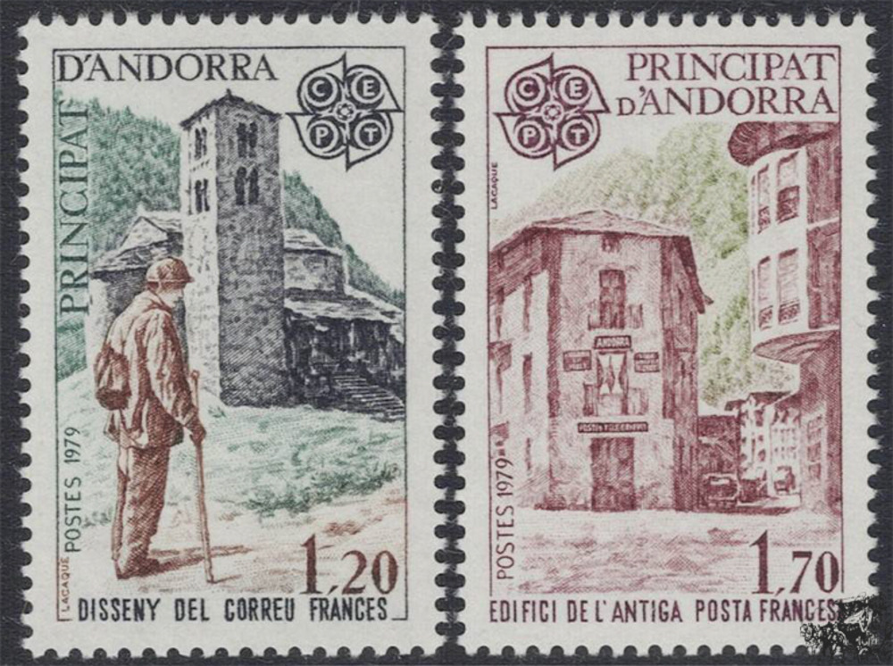 Andorra franz. 1979 ** - EUROPA, Postgeschichte Andorra franz. 1979 ** - EUROPA, Postgeschichte
