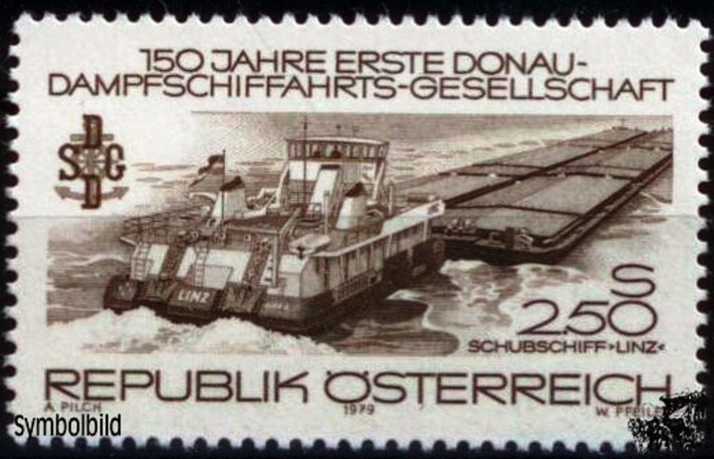 Österreich ** 1979 - 2,50 S - 150 Jahre Erste Donau-Dampf-Schifffahrtsgesellschaft