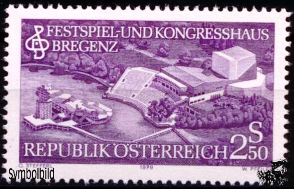 Österreich ** 1979 - 2,50 S - Festspiel- und Kongresshaus Bregenz