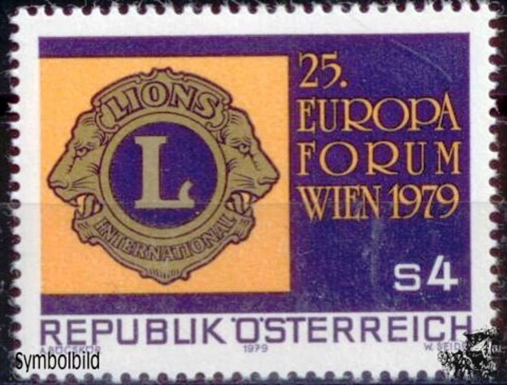 Österreich ** 1979 - 4 S - 25. Lions-Europa-Forum Wien 1979