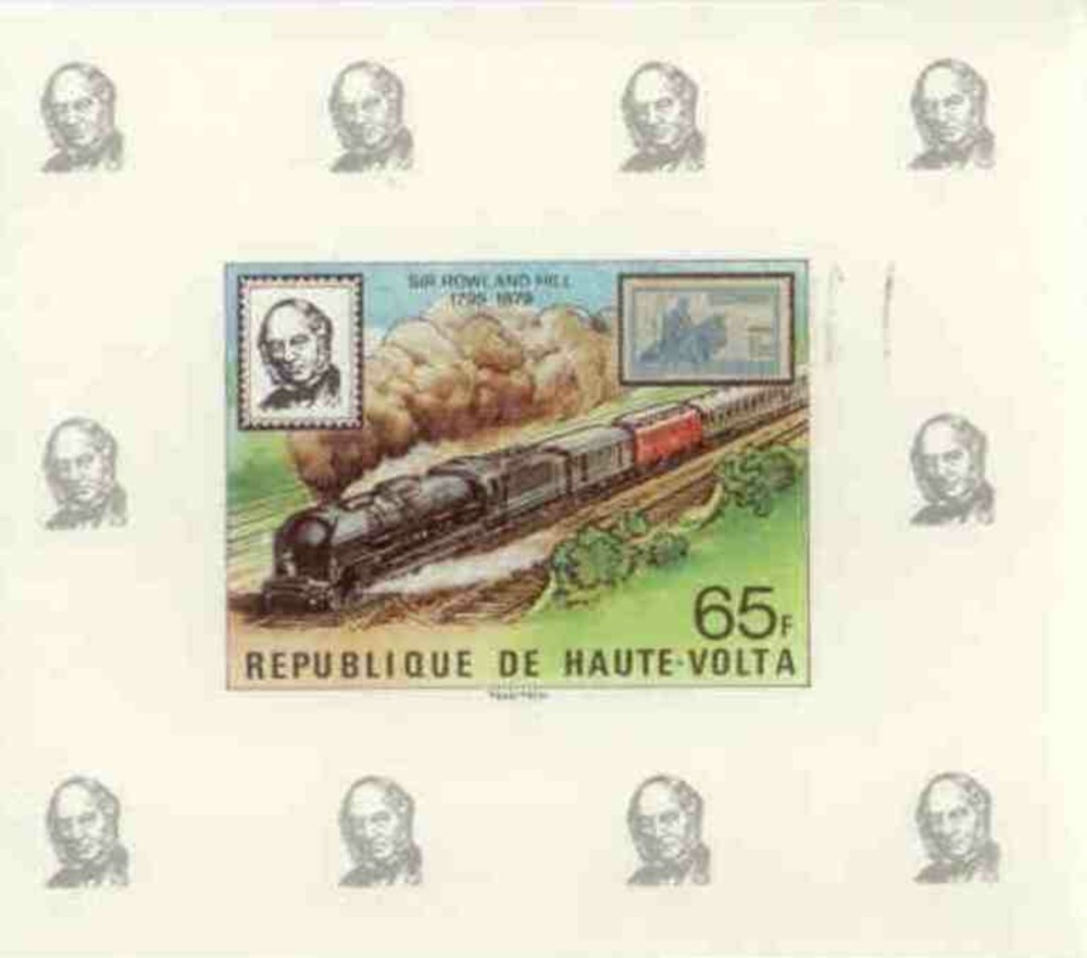 Eisenbahnblock 1979 Obervolta-Burkina Faso Eisenbahnblock 1979 Obervolta-Burkina Faso