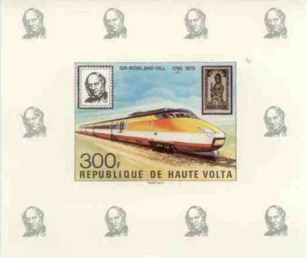 Eisenbahnblock 1979 Obervolta-Burkina Faso Eisenbahnblock 1979 Obervolta-Burkina Faso